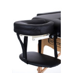 RestPro Vip 2 Black Κρεβάτι Μασάζ Φυσικοθεραπείας Βαλίτσα Ξύλινο με θήκη